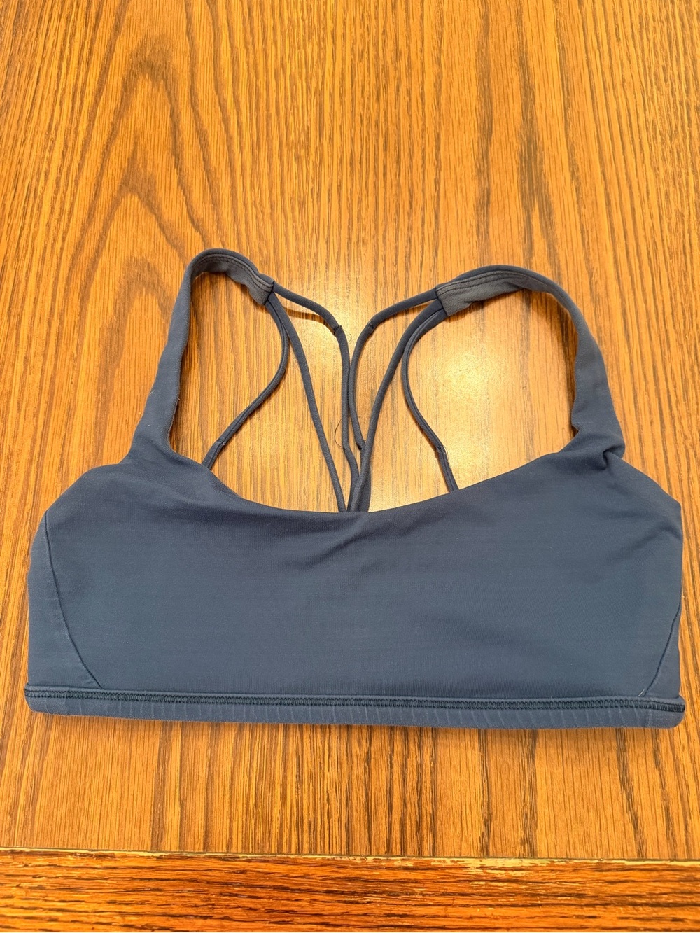 lululemon athletica Strappy Sports Bra — Slate